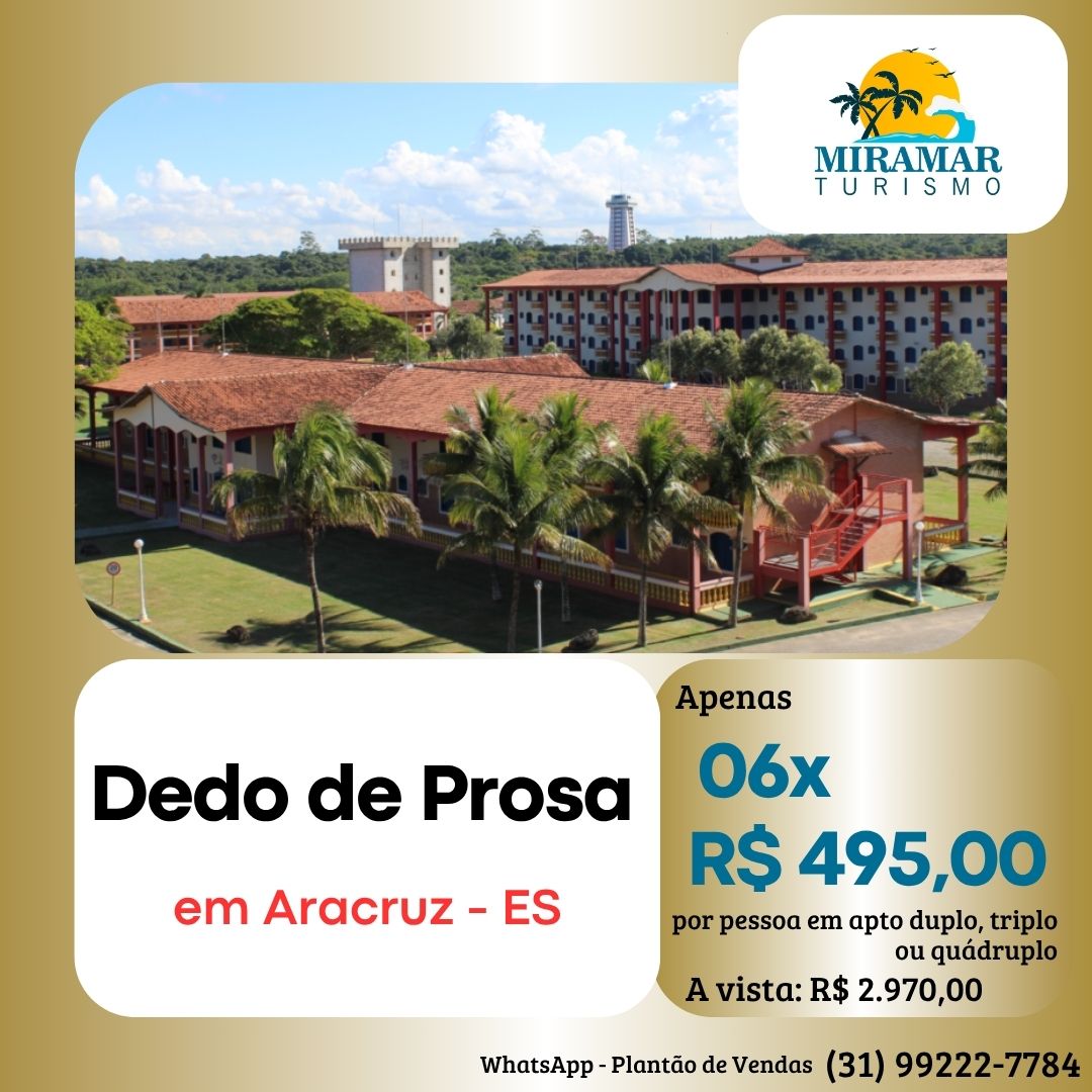 DEDO DE PROSA - 30 EDIÇÕES EM ARACRUZ/ES